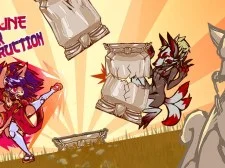 Unleash Your Fury with Kitsune Power Destruction - A Challenging Arcade Game